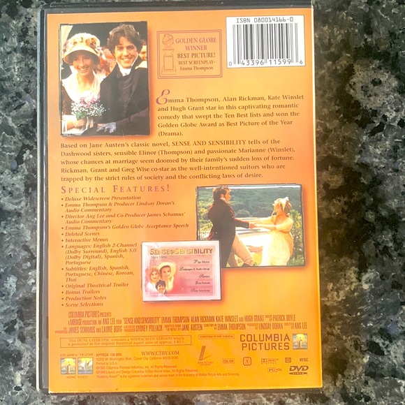 DVD Sense & Sensibility - Picture 2 of 2
